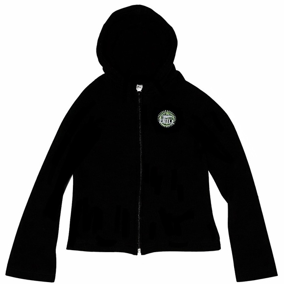 Miller Chill Beer Brewery Bartender Women Genuine Promo Jacket Black Zip Hoodie - Picture 2 of 4